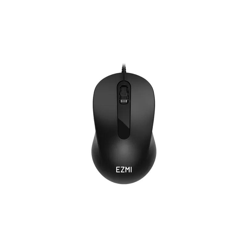 Mouse Ezmi Alambrico USB Optico - Negro