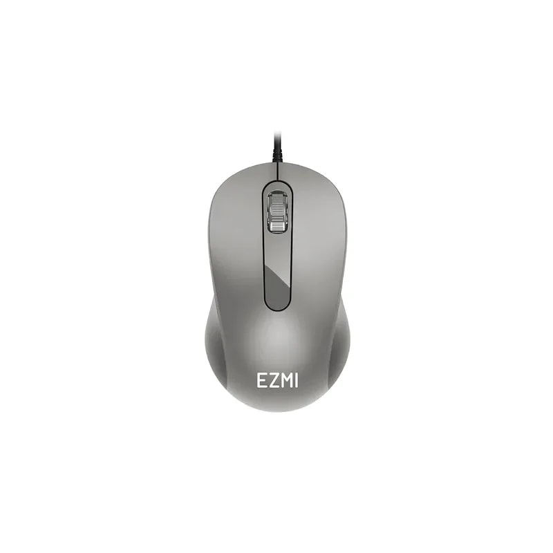 Mouse Ezmi Alambrico USB Optico - Gris