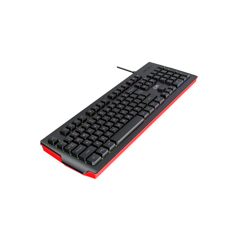 Teclado Ezmi Alambrico Gamer Retroiluminado USB - Negro