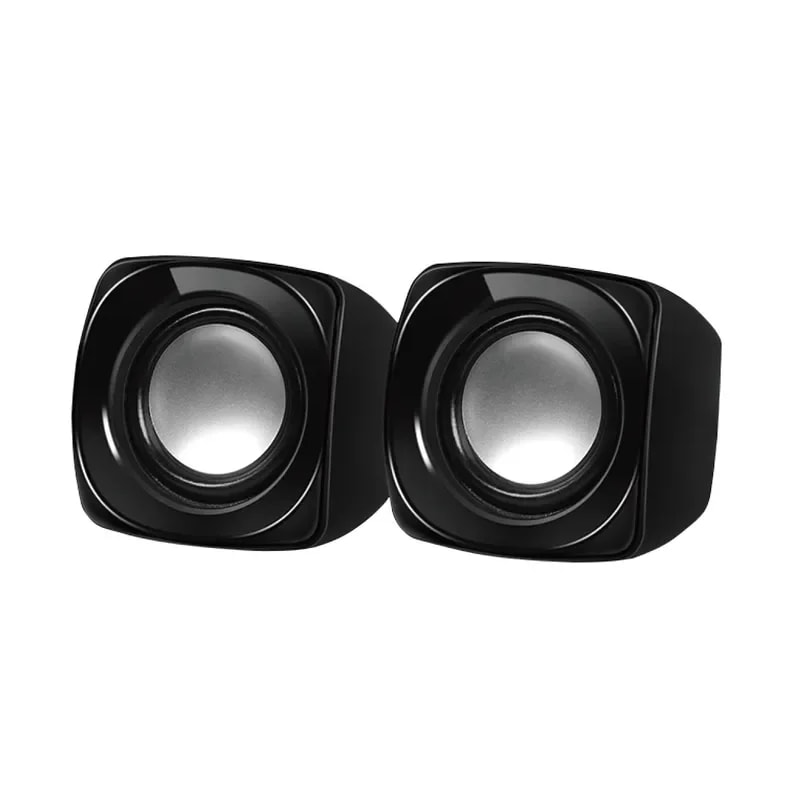 Parlantes Alámbricos PC 2.0 Ezmi 6W USB 5V Negro