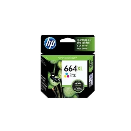 Cartucho HP 664XL Color 1110 / 1115 / 2135 / 3635 / 3835 / 4535 / 4675