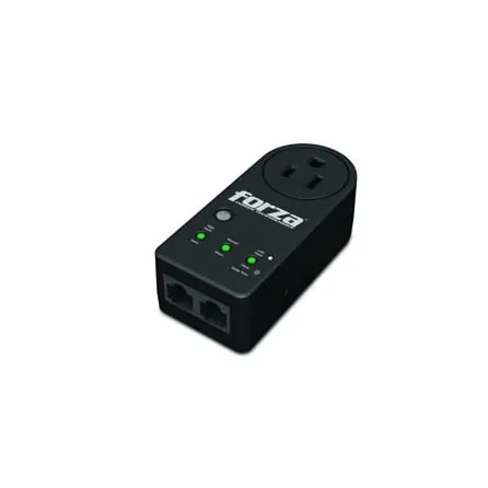 Protector De Voltaje Forza 1800W 900J 1 Salida 110V Negro