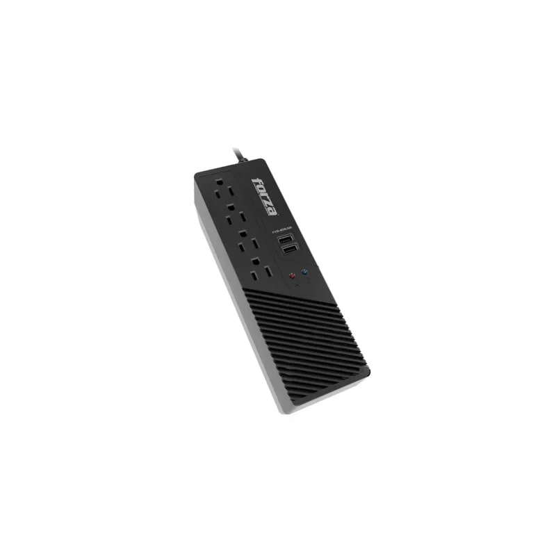 Regulador De Voltaje Forza 1000VA / 500W 4 Tomas + 2 USB