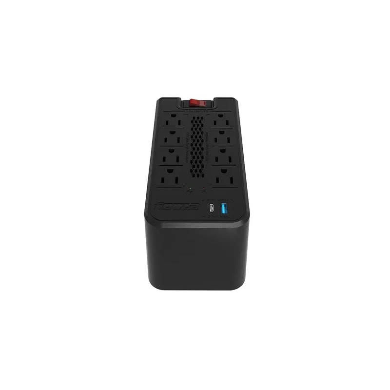 Regulador De Voltaje Forza 1200VA / 600W 8 Tomas + USB C / USB A