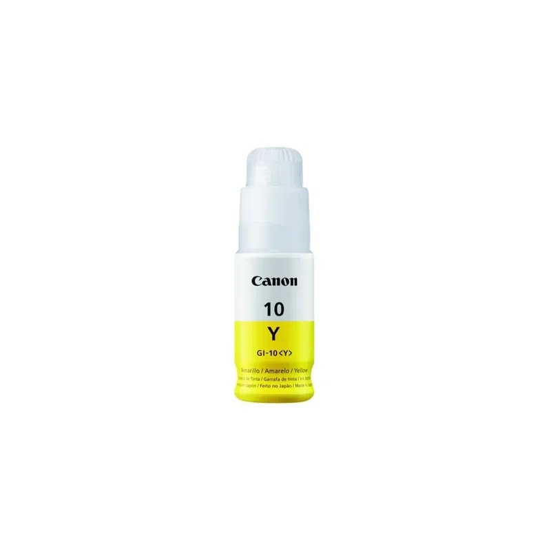 Botella Canon GI-10Y Yellow Pixma G5010 Pixma G6010 Pixma G7010,GM2010,GM4010