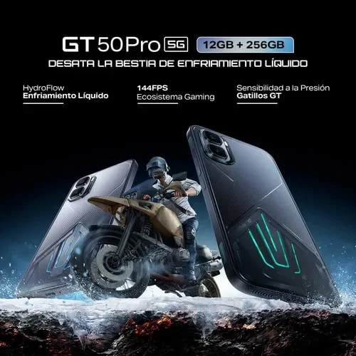 Infinix GT50 PRO 5G+ 12+256GB Negro Infinix
