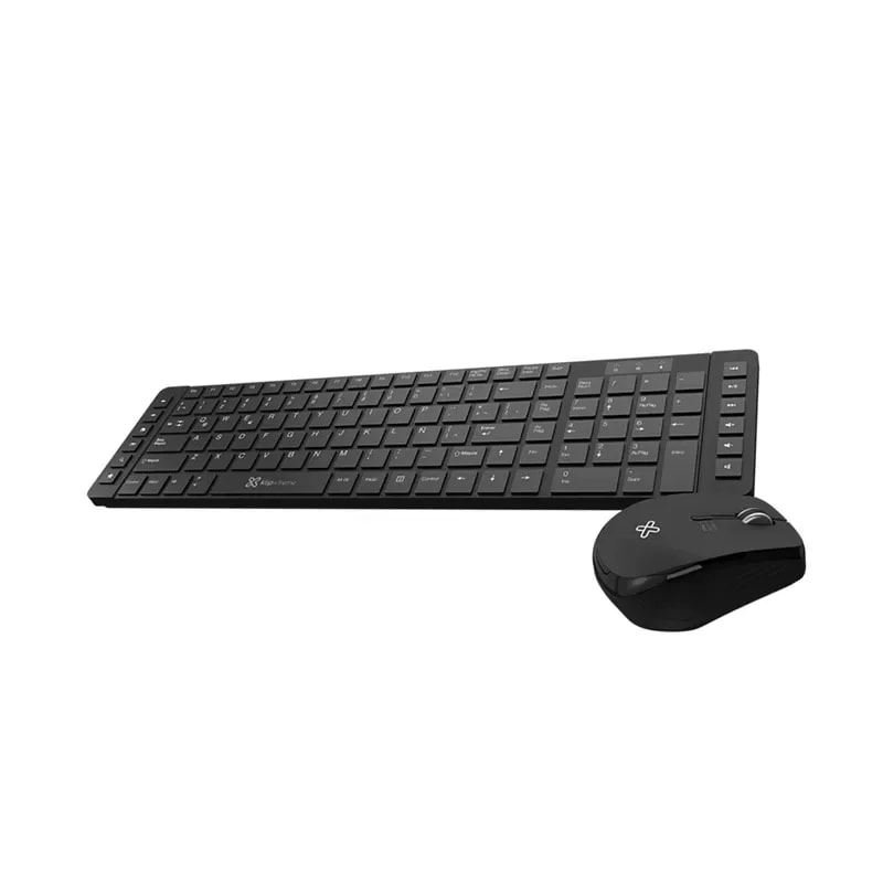 Teclado + Mouse Klip Xtreme Inalambrico Multimedia Negro