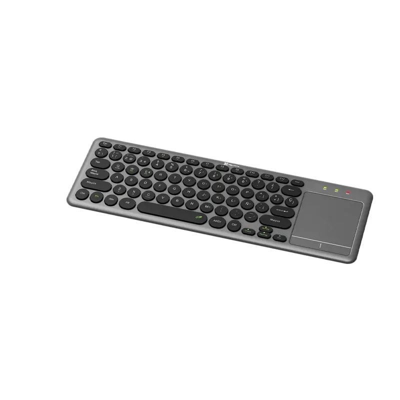 Teclado Klip Xtreme Inalambrico Keyglider Bluetooth Y 2.4GHz - Panel Tactil