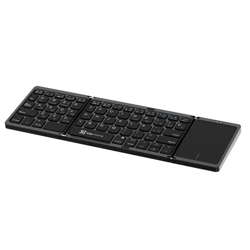 Teclado Klip Xtreme Inalambrico Plegable Con Panel Tactil Bluetooth