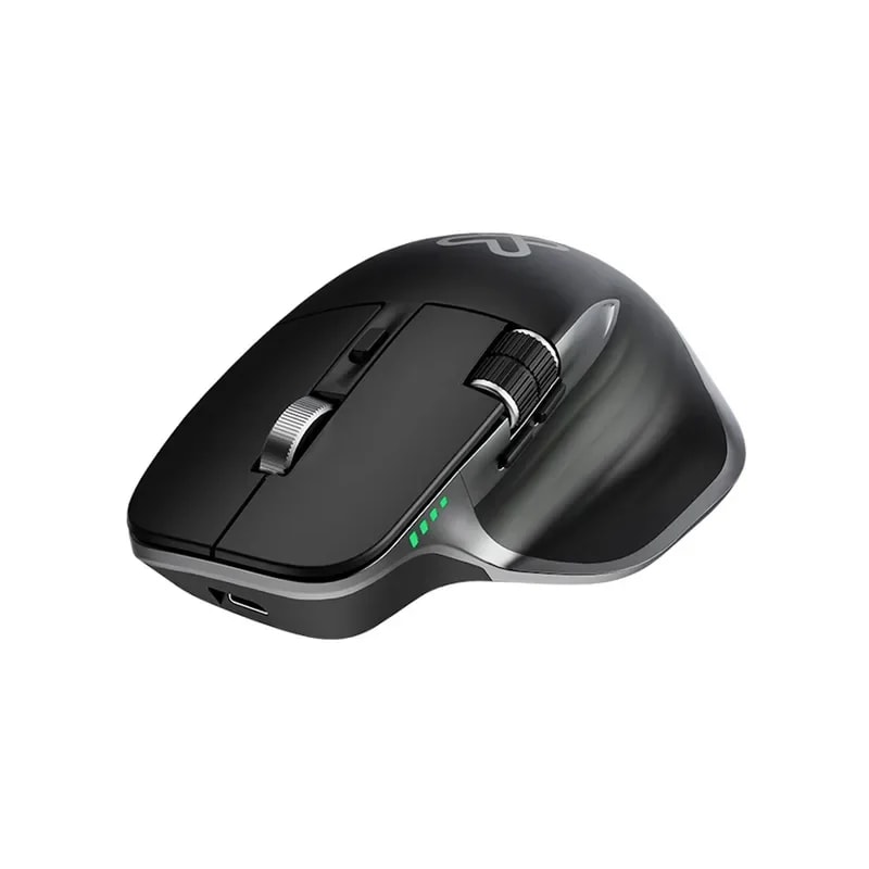 Mouse Klip Xtreme Inalambrico Ergonomico 6 Botones Recargable Y Modo Dual