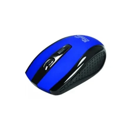 Mouse Klip Xtreme Inalambrico Ergonomico 6 Bot. Nano USB - Azul