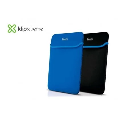 Forro Sleeve Klip Xtreme Para Notebook 15.6" Reversible (negro Azul)