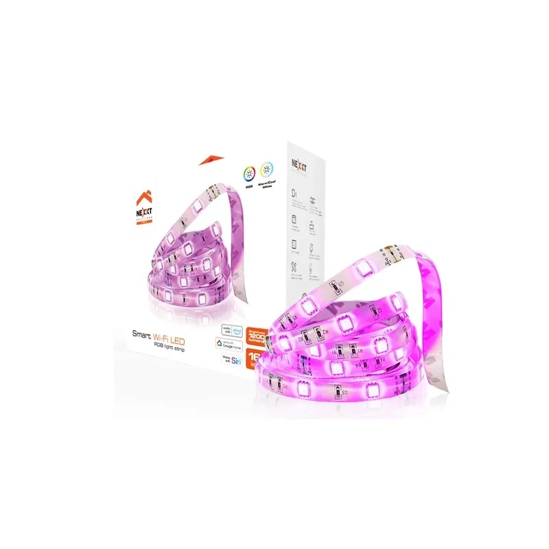 Cinta De LUZ LED Nexxt Smart WIFI 5 Metros RGB
