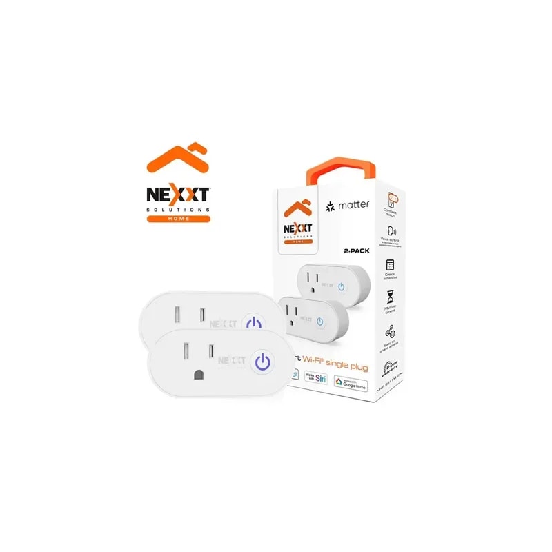 Enchufe Smart WIFI Nexxt 1 Toma - Sobrepuesto - 2 Unid