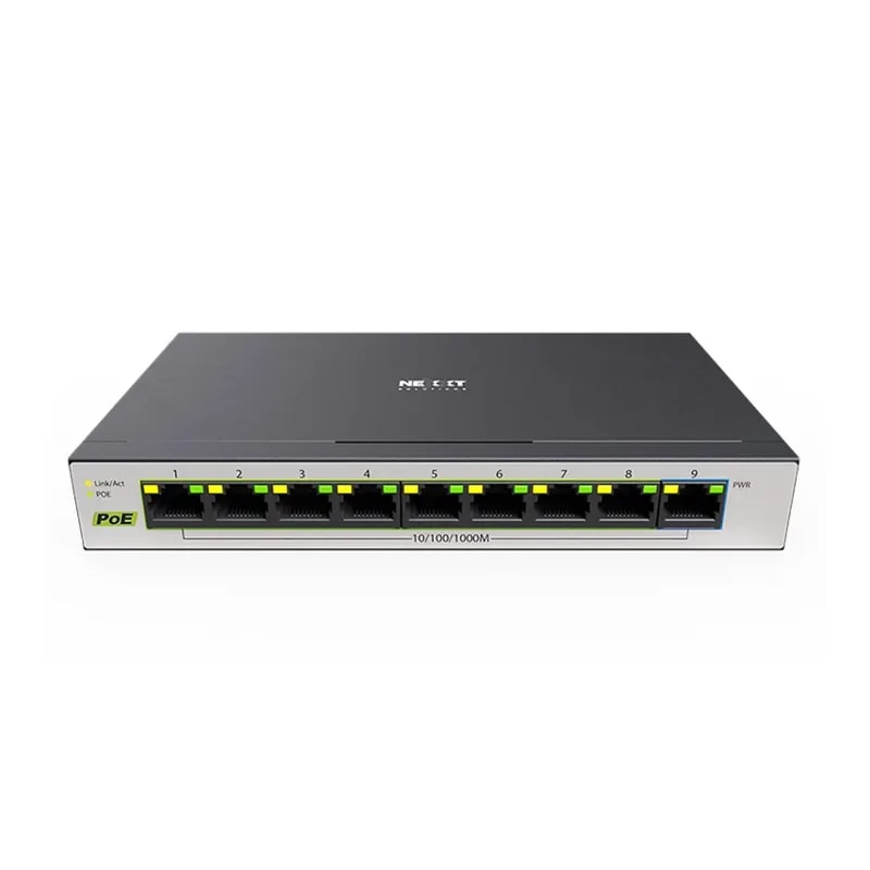 Switch Nexxt Vertex V900P 9 Puertos Poe+ Gigabit 60W NSW-V900P