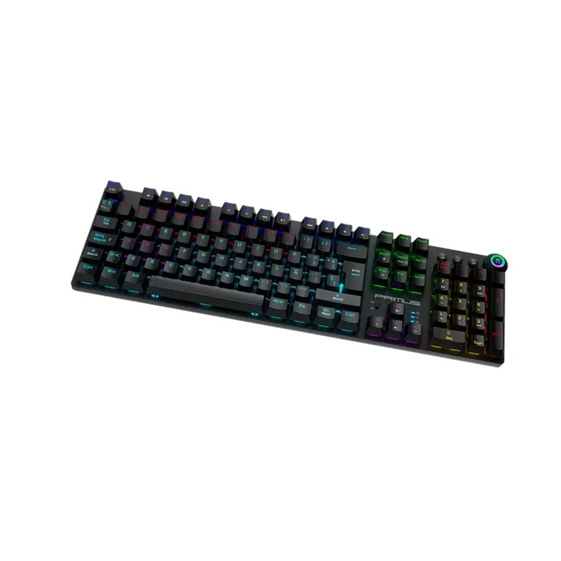 Teclado Primus Inalambrico Gamer USB Switch Mecánico Rojo