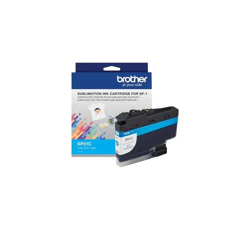 Cartucho De Tinta De Sublimacion Brother Cyan SP01C Compatibilidad Impresora SP1 47 ML