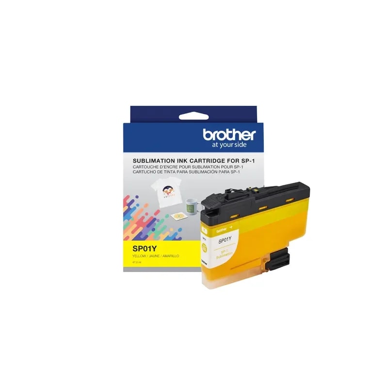Cartucho De Tinta De Sublimacion Brother Yellow SP01MS Compatible Impresora SP1
