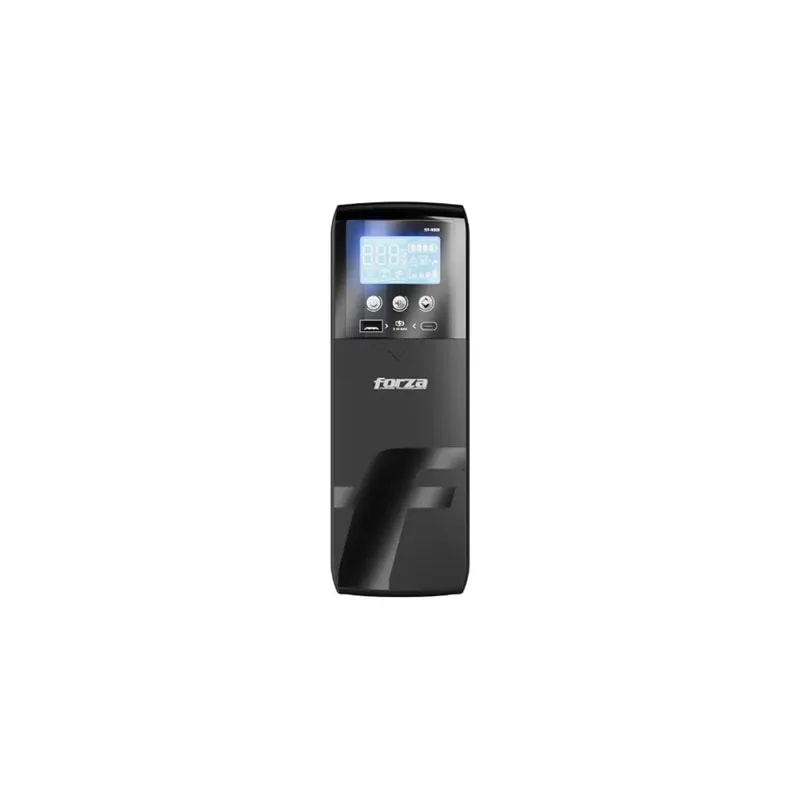 UPS Forza Inteligente 1000VA / 600W Torre Compacta, 10 Salidas, LCD, Puertos USB De Carga,
