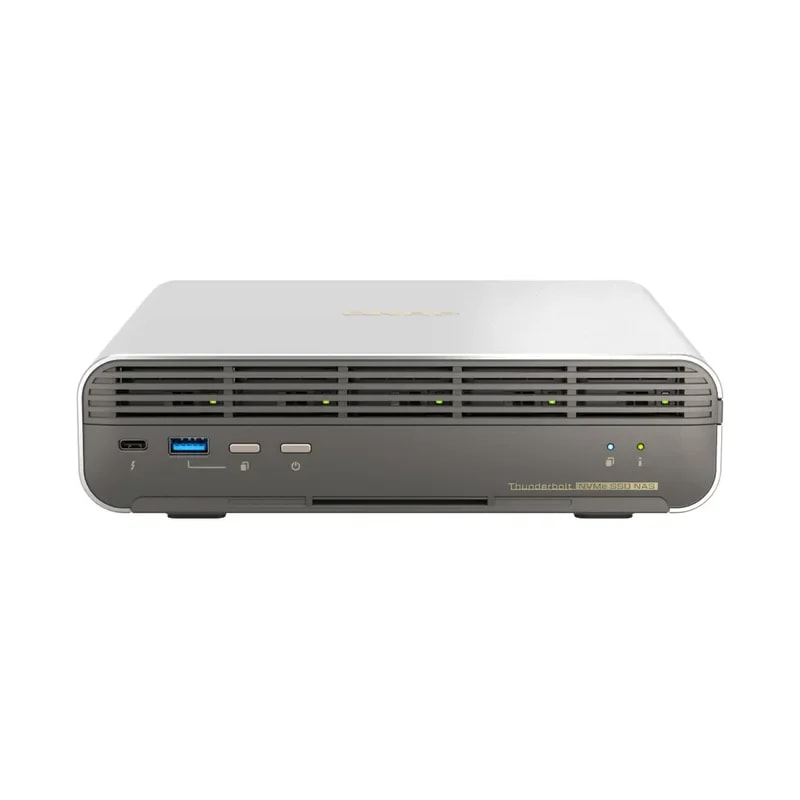 NAS Qnap 5 Bahias M.2 PCIe Gen 3x2 / Torre / 12 GB / 64 BITx86 UHD Graphics