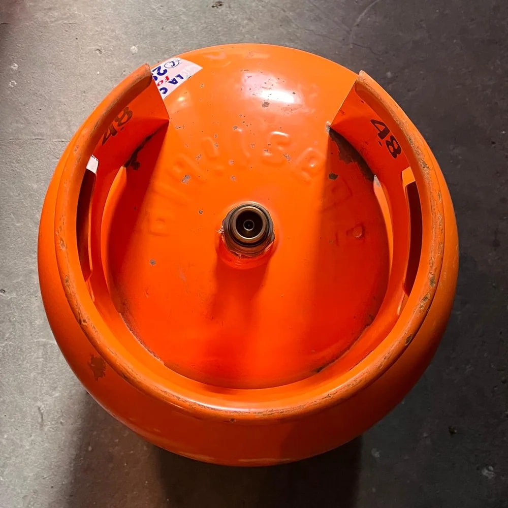 Tanque Cilindro Para GAS 15KG - Amarillo