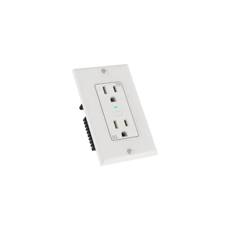 Tomacorriente VTA Empotrable Smart WIFI 2 Tomas - Blanca
