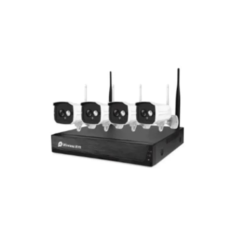 KIT DVR Inalambrico Smart WIFI VTA Con 4 Camaras 2K, Disco Duro 1 TB
