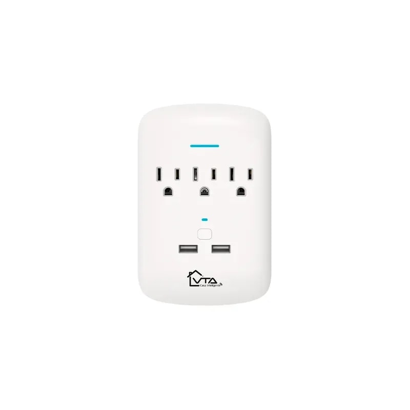 Multitoma Con Supresor 245J Smart WIFI VTA 3 Tomas / 2 USB