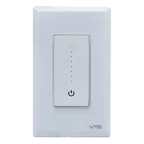 Interruptor Smart WIFI VTA UNA Toma Sencilla Con Dimmer Switch IOT
