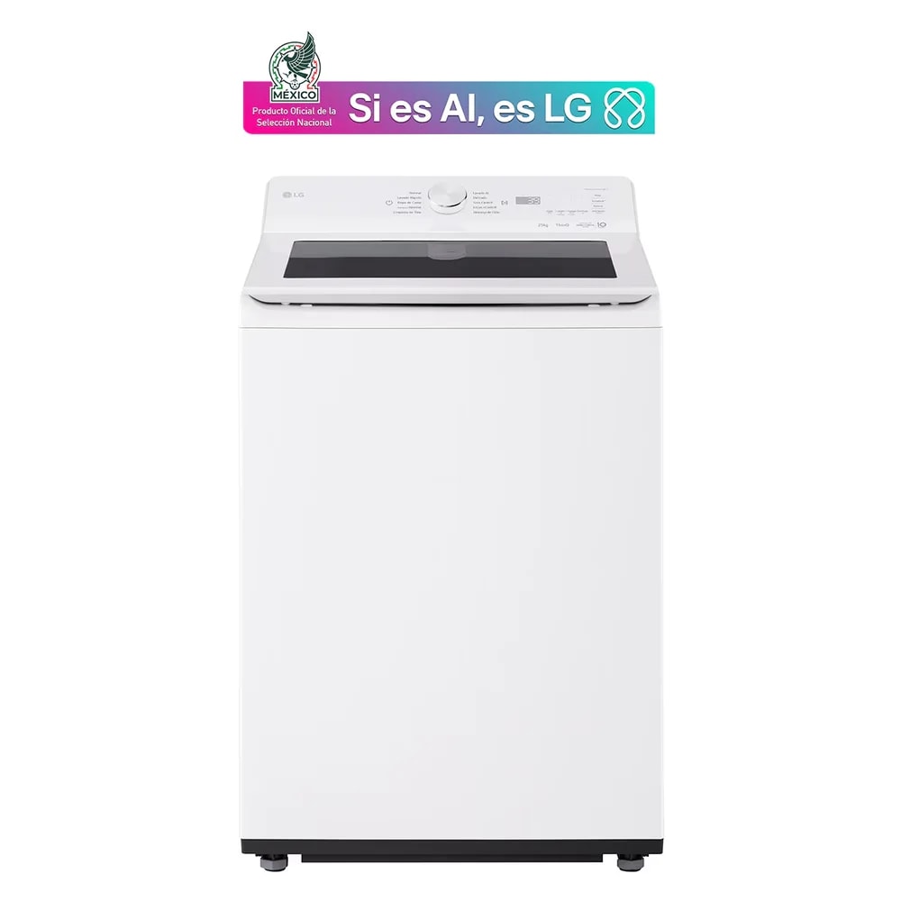 Lavadora LG 25 KG Inverter Carga Superior Automatica - Blanca