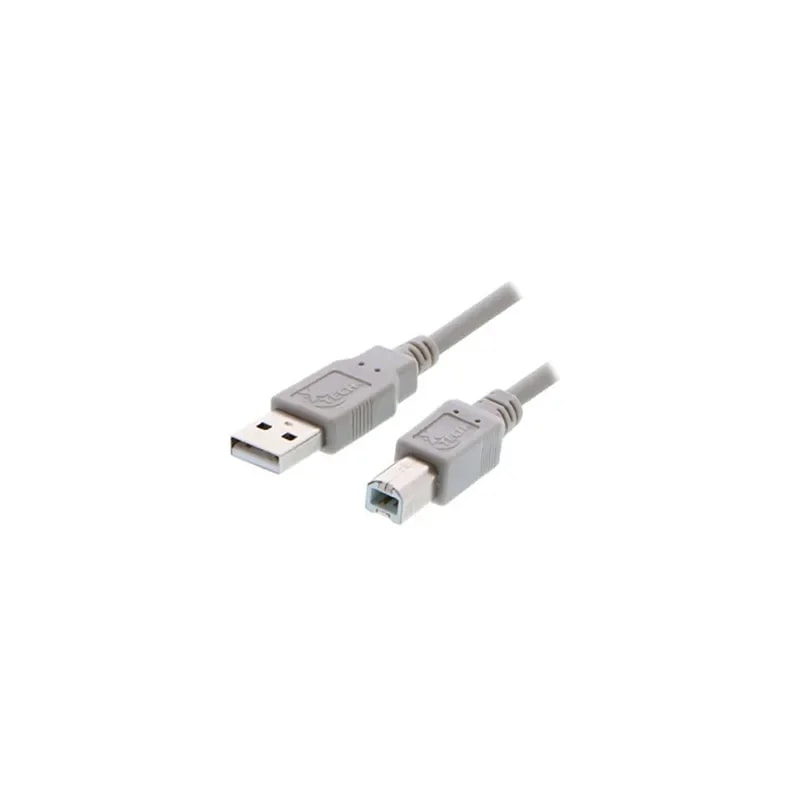 Cable Xtech USB 2.0 Para Impresora 6 Pies (1.83 Metros) - Beige
