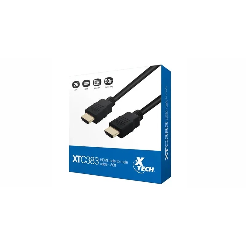 Cable HDMI Xtech 50 Pies (15.2 Metros) HDMI A HDMI