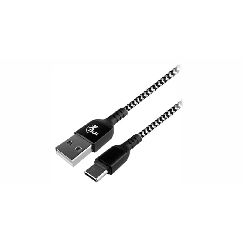 Cable Xtech Usb-a Macho a Usb-c Macho 6 Pies (1.8m) Trenzado