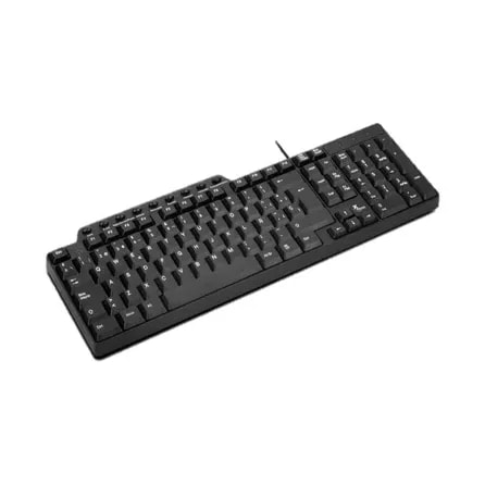 Teclado Xtech Alambrico USB Multimedia Negro