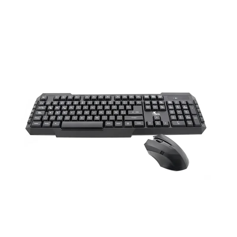 Teclado + Mouse Xtech Inalambrico USB - Negro