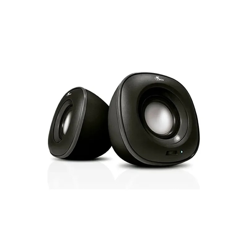 Parlantes Xtech 2.0 6w Alimentacion USB - 3.5mm Negro