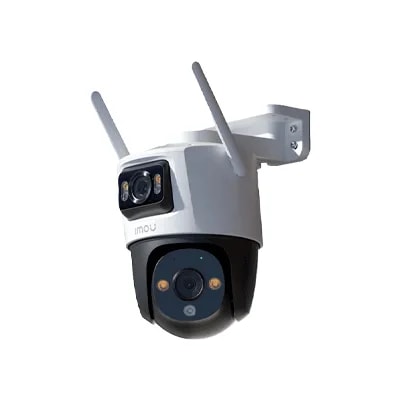 Cámara Doble Lente IP PT 10MP Cruiser Dual POE, Onvif, (5MP Lente Fijo / 5MP Lente PT) Disuación