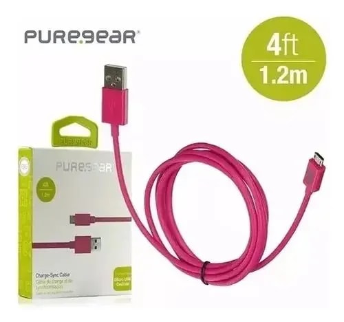 CABLE PUREGEAR ROSE CHARGE- SYNC CERTIFICADO POR APPLE