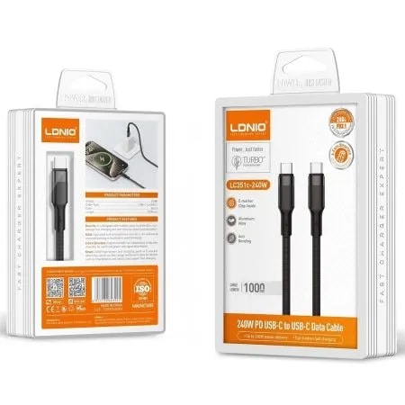 Cable Ldnio LC351c-240W TipoC A TipoC