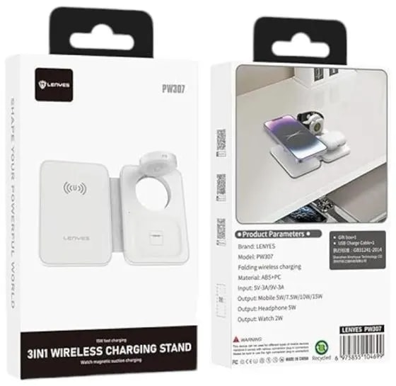 CARGADOR WIRELESS LENYES PW307