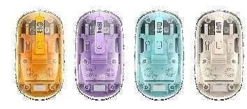 MOUSE XO M12 Bluetooth wireless transparent blanco