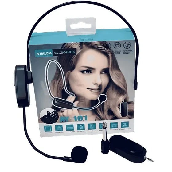Micrófono diadema inalámbrico UHF portátil AY-101