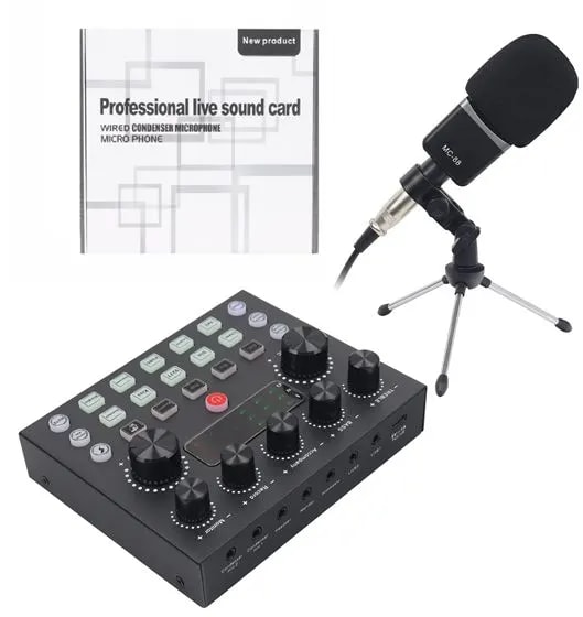 Tarjeta de sonido BM800 incluye microfono