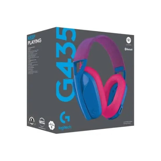 AUDIFONO LOGITECH GAMING G435 RASPBERRY