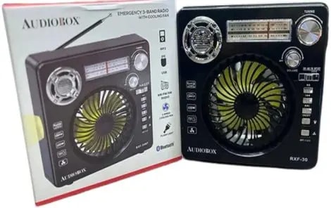 PARLANTE AM + VENTILADOR AUDIOBOX RXF-30 Grande