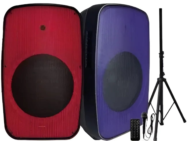 PARLANTE BT WOOU W4078 CON PEDESTAL