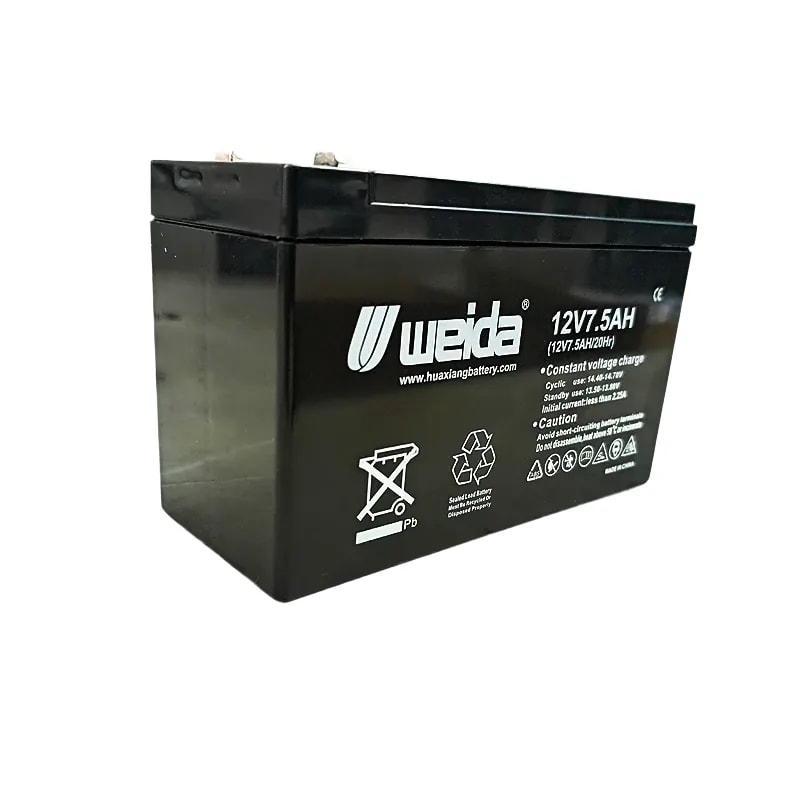 Batería De Plomo Sellada Weida 12V 7.5AH / 20HR