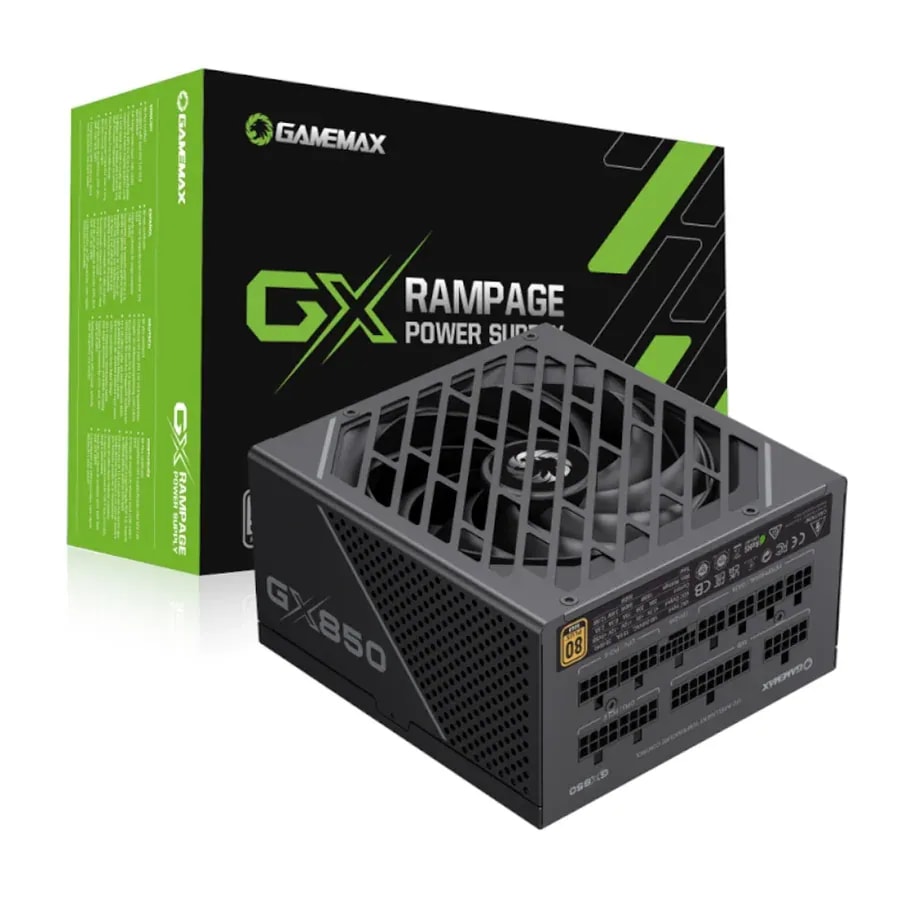 CPU Gamer Case GAMEMAX Vista MB Bk, Mbo H610M, Fuente 850W RGB-850 Modular +80 Gold, I7-14700, 32GB