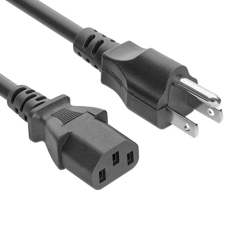 Cable De Poder Para PC SC-314 Negro