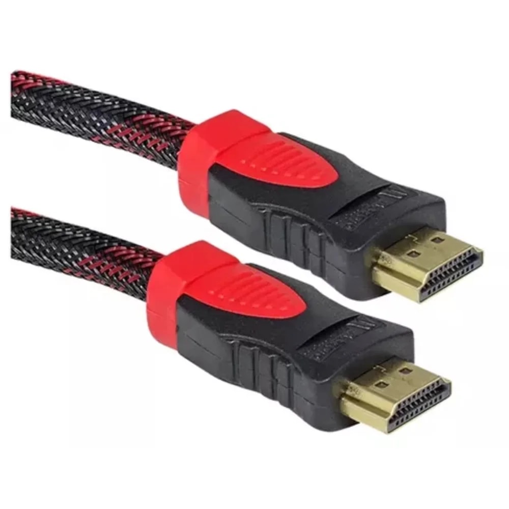 Cable HDMI 5M 1080P SC-502-5 Trenzado BK / RD